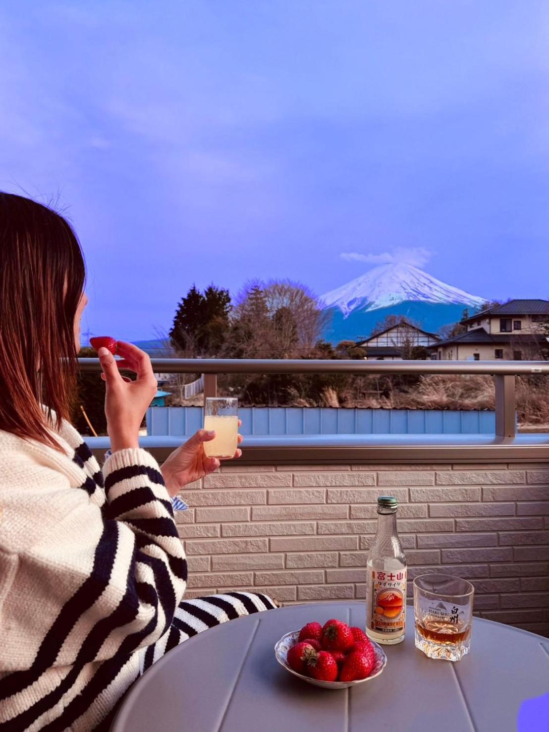 ヴィラ山間堂grandvilla Mt Fuji View Bbq Bonfire Annovillas Sankando Фудзикавагутико Экстерьер фото