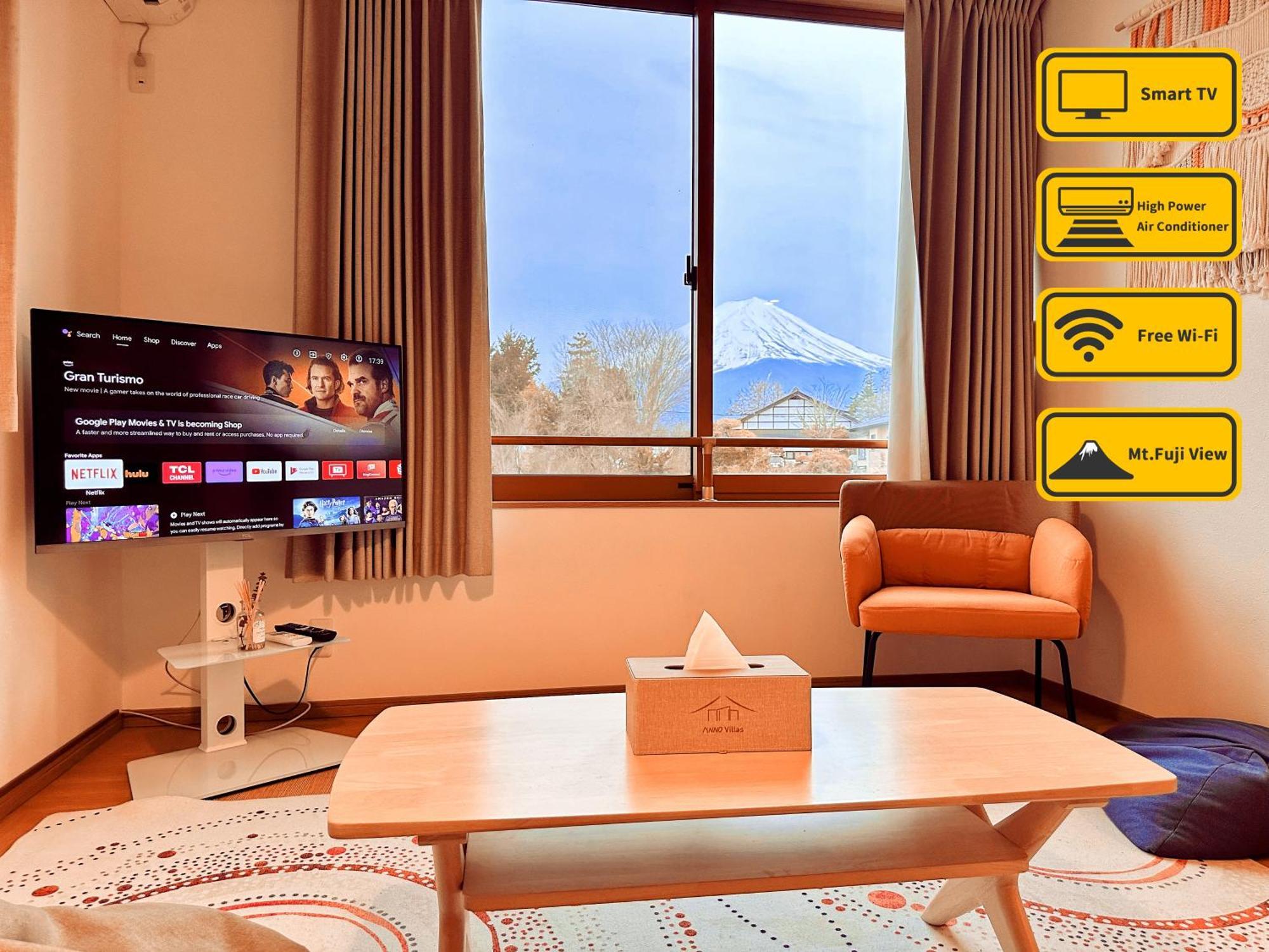 ヴィラ山間堂grandvilla Mt Fuji View Bbq Bonfire Annovillas Sankando Фудзикавагутико Экстерьер фото